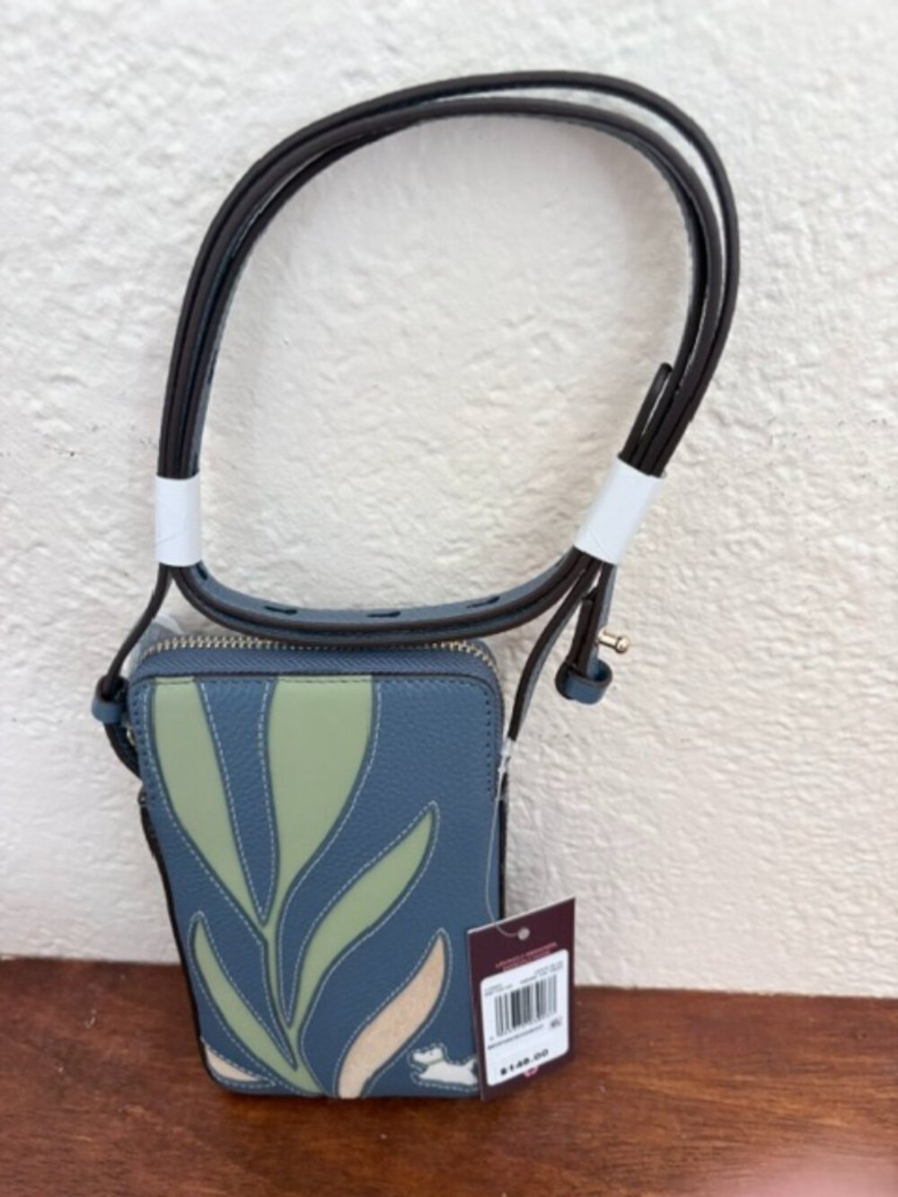 NEW Radley London Phone Crossbody bag “Among The Trees” in Blue-great gift